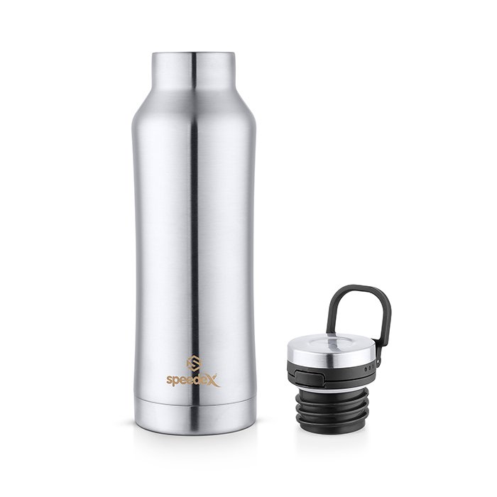 Silver Matt_Black Cap_500 ML_B